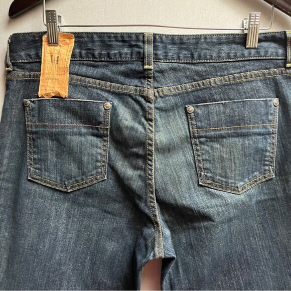 Vintage Banana Republic Premium Denim slim straight leg jeans Sz 14 - Picture 8 of 11